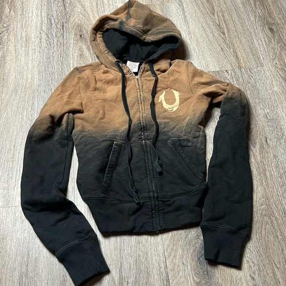 True Religion Hooded Sweatshirt Youth Extra Small - Picture 2 of 12